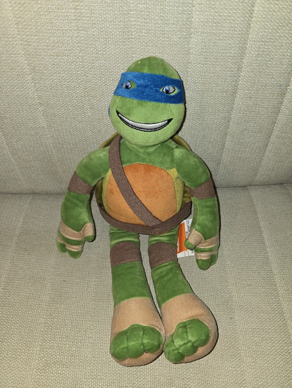 Nickelodeon Teenage Mutant Ninja Turtle Plush Leonardo 16" Stuffed plush tmnt